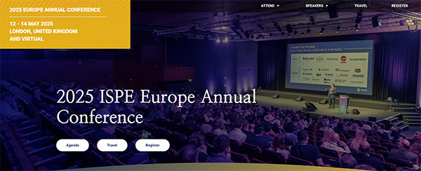 ISPE Europe Annual Conference 2025 - PSM ist Redner in London