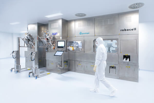 robocell - sterile Abfüllung von Pharmazeutika