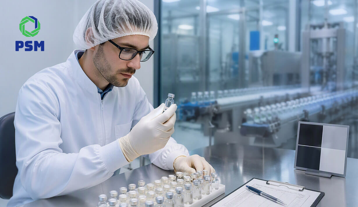 Job optische Kontrolle in der Pharmaindustrie